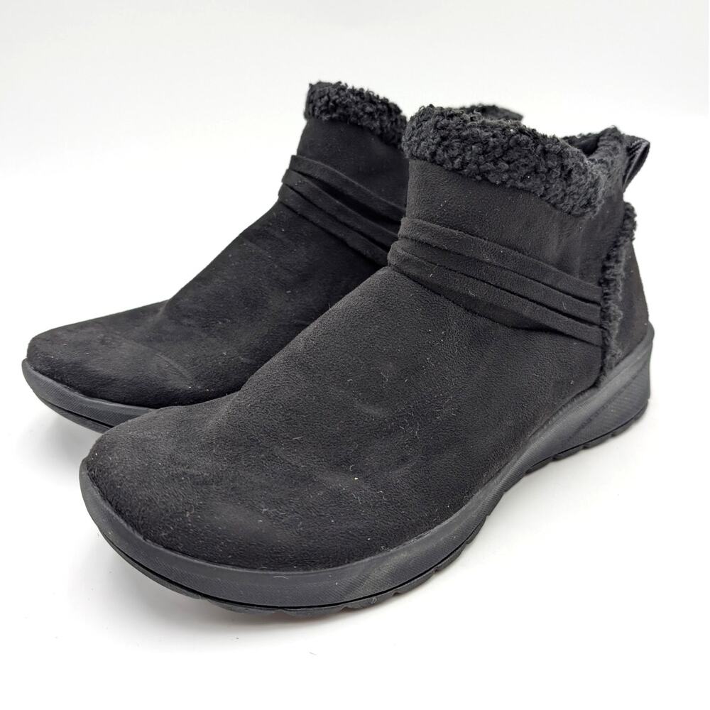 LifeStride Glendale Ankle Bootie Side Zip Women's Black Size US9M EU40